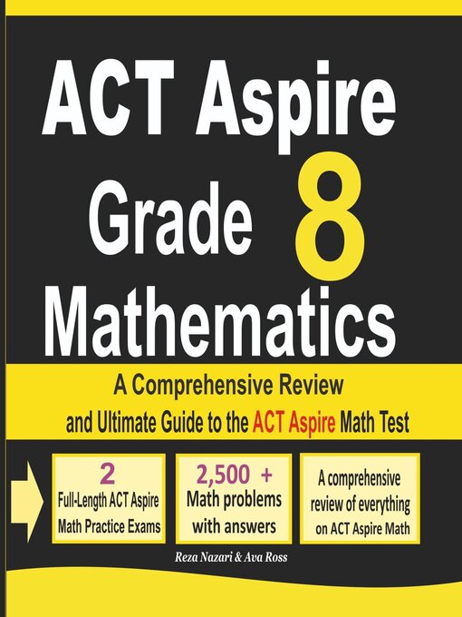 Title details for ACT Aspire Grade 8 Mathematics by Reza Nazari - Available